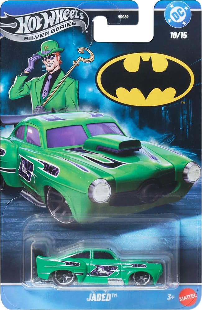 Mattel Hot Wheels DC Comics Silver Series 2026 Mix 2 Set of 5 1/64 Scale Die-Cast Models - View 11