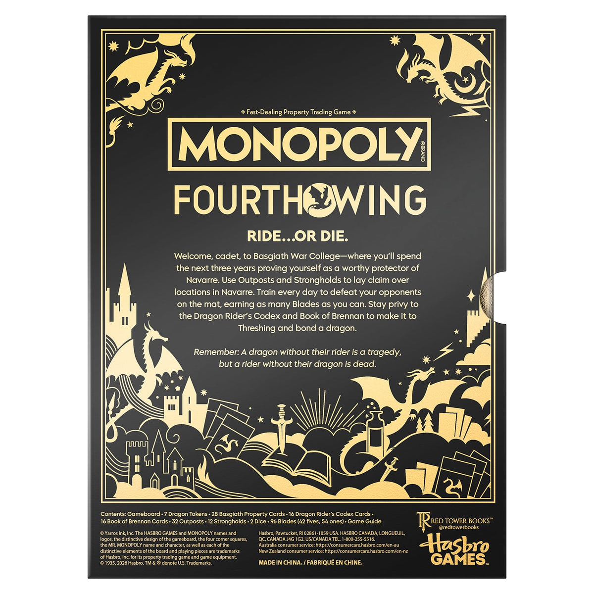 Hasbro Monopoly: Fourth Wing Property-Trading Board Game - View 22