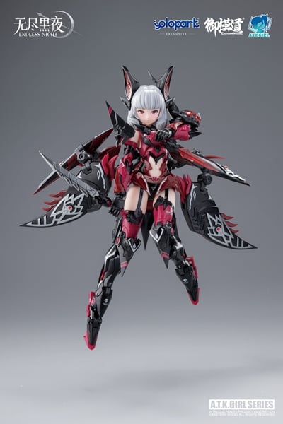 Eastern Model A.T.K. Girl Endless Night Vampire Camilla 1/12 Scale Model Kit, 6.69-Inch - View 10