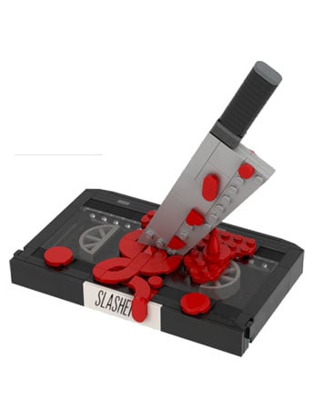 Horror Bricks Slasher Collector Brick Pocket VHS #1 Block Set