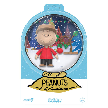 Super7 Peanuts ReAction Charlie Brown and Sad Tree (Snow Globe Card Back) Action Figure - View 4