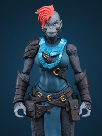Spero Studios Animal Warriors of The Kingdom Primal Collection Series 2 Lady Jadoo Figure