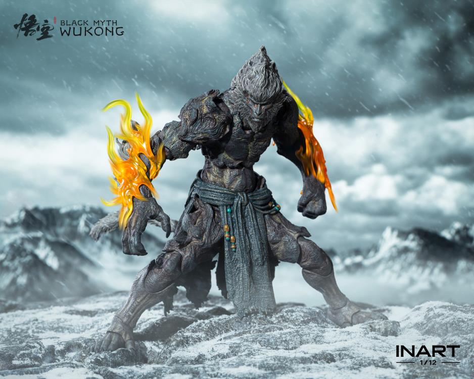 InArt Queen Studios Black Myth: Wukong Stone Monkey 1/12 Scale Action Figure - View 19