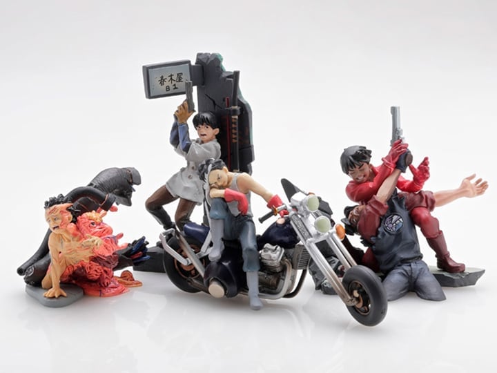 Kaiyodo Akira miniQ Part 2 Tetsuo Box of 6 Random 3-Inch Figures (Reissue) - View 2