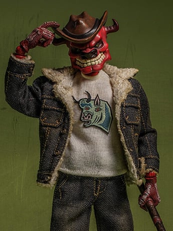 AxyToys 12 Bones Cowboy (2B) 8-Inch Plastic Action Figure