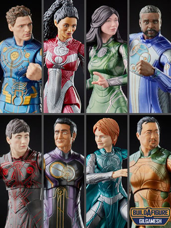 Hasbro Marvel Legends Eternals Wave 1 Set of 7 Action Figures (Gilgamesh BAF) 6-Inch