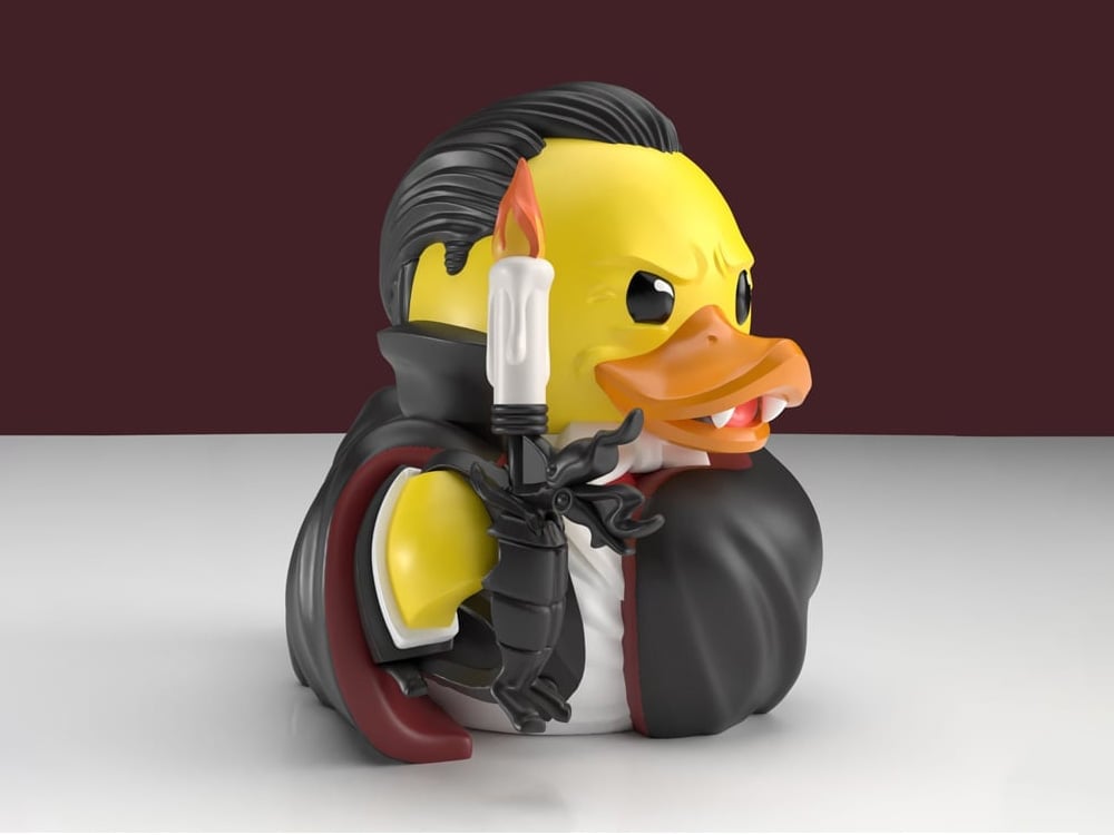 Numskull Universal Monsters Tubbz Dracula Cosplaying Duck (Boxed Edition) 3.5-Inch - View 2