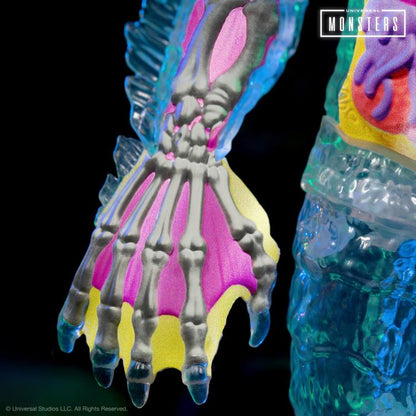 Super7 Universal Monsters Super Cyborg Creature from the Black Lagoon (Clear) Figure 11-Inch - View 6