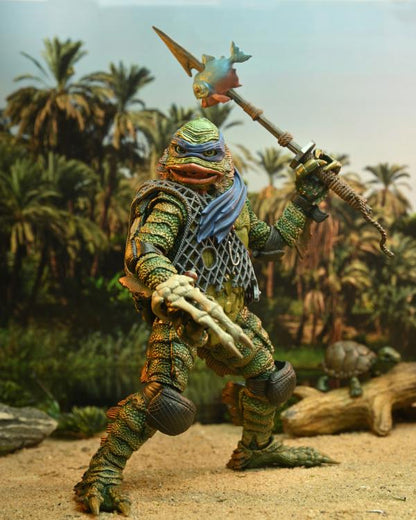 NECA Universal Monsters x Teenage Mutant Ninja Turtles Ultimate Leonardo as The Creature Figure - View 6