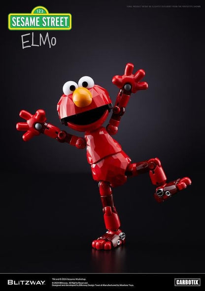 Blitzway Sesame Street Carbotix Elmo Action Figure, 6.7-Inch ABS and Die-Cast - View 8