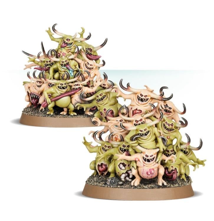 Games Workshop Warhammer Age of Sigmar Maggotkin of Nurgle Nurglings Citadel Miniatures Set - View 5