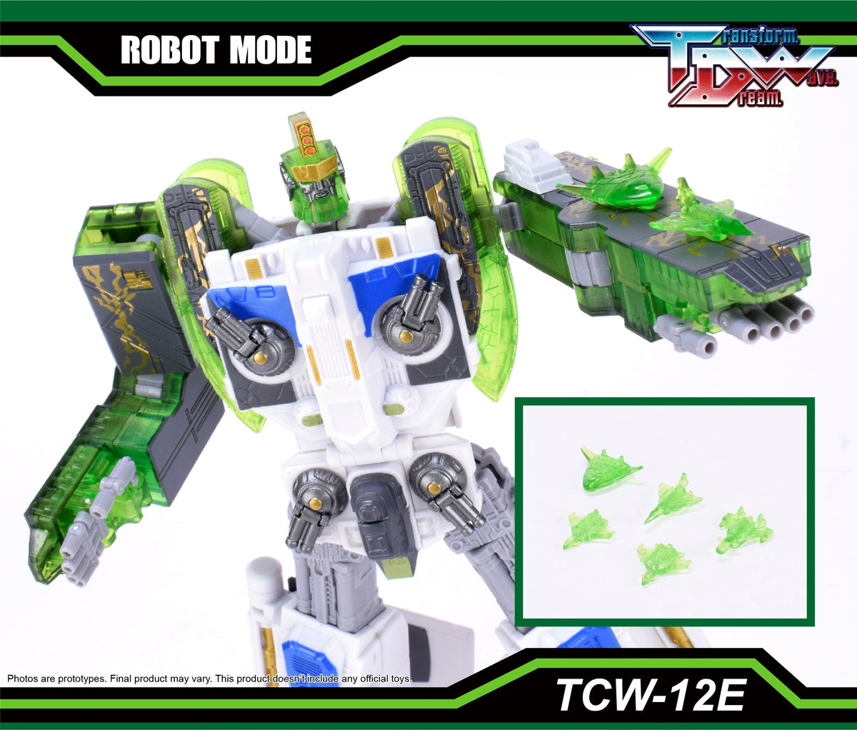 Transform Dream Wave TCW-12E Upgrade Kit in ABS and PVC - View 14