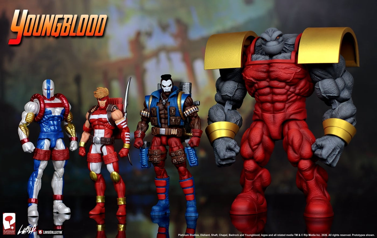 LooseCollector Rob Liefeld's Youngblood Badrock 1/12 Scale Action Figure, 9.5-Inch - View 12