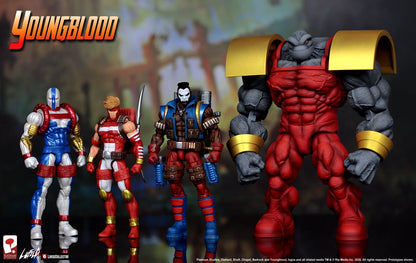 LooseCollector Rob Liefeld's Youngblood Badrock 1/12 Scale Action Figure, 9.5-Inch - View 12
