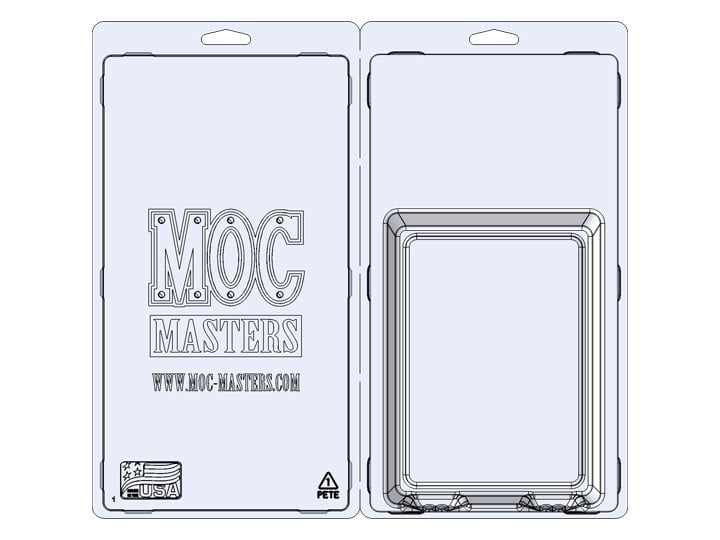 MOC Masters 11.5-Inch x 6-Inch Cardback UV Protective Case Six-Pack - View 2