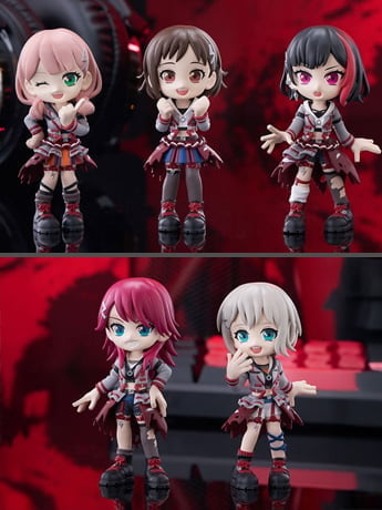 Bushiroad Creative BanG Dream! PalVerse Afterglow Box of 6 Plastic Figures
