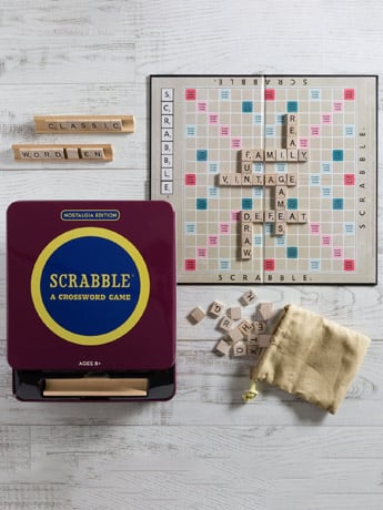 WS Game Company Scrabble Nostalgia Edition Collectible Tin Board Game