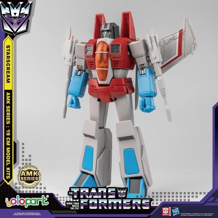 Yolopark Transformers G1 Starscream Advanced Model Kit 7.5-Inch Plastic Model Kit - View 12