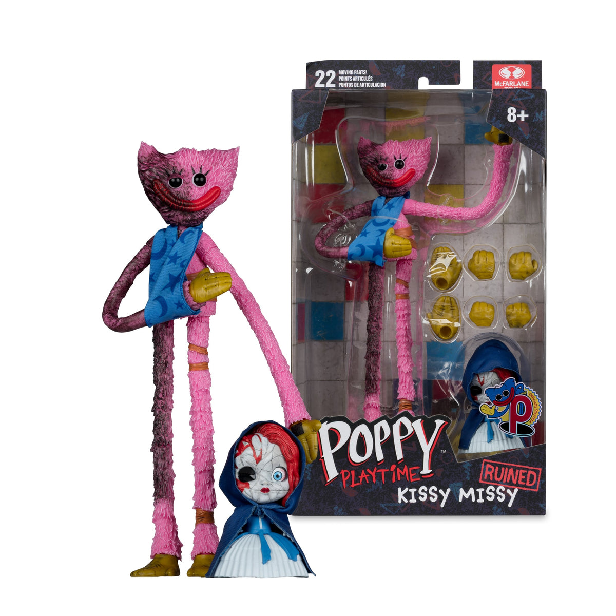 McFarlane Toys Poppy Playtime Kissy Missy (Ruined) Plastic Action Figure - View 13