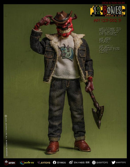 AxyToys 12 Bones Cowboy (2B) 8-Inch Plastic Action Figure - View 3