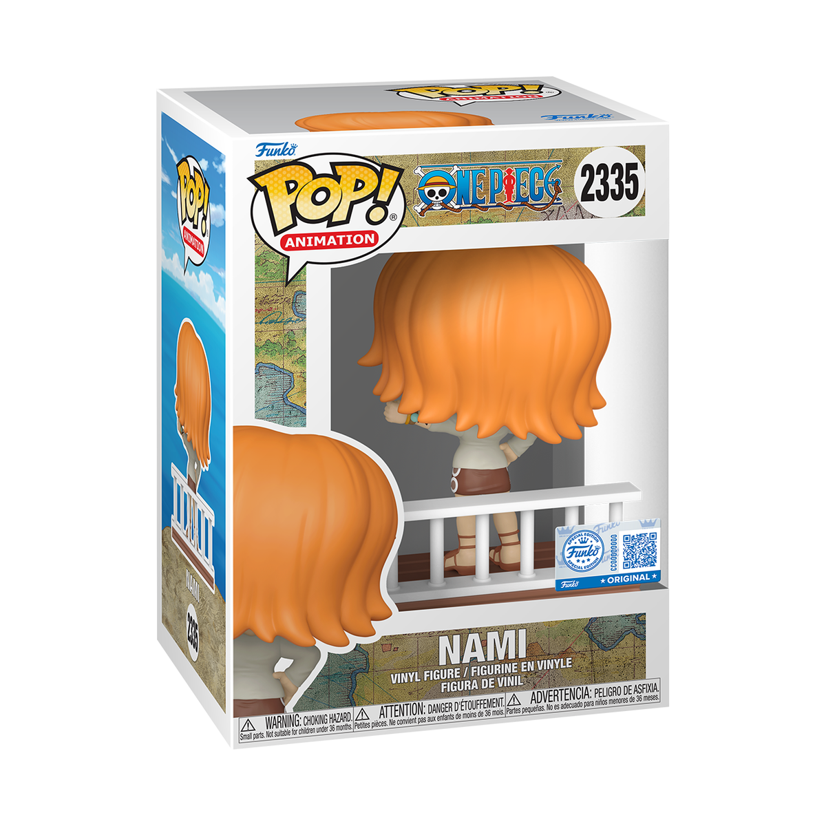 Funko Pop! Animation One Piece #2335 Nami Limited Edition Exclusive Vinyl Figure - View 3