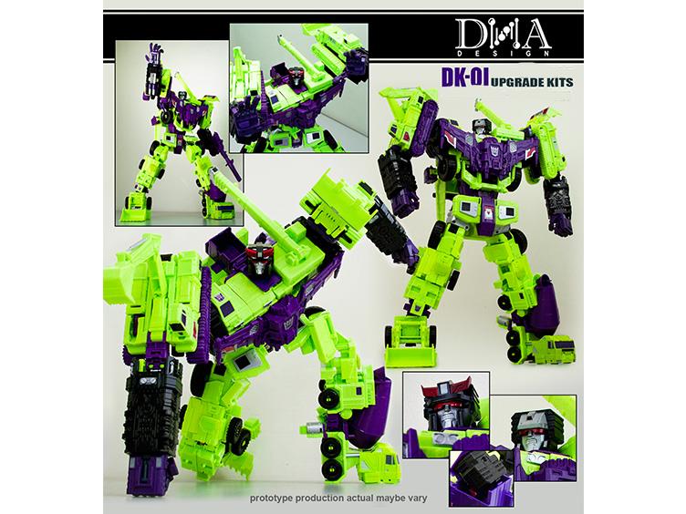 DNA Design DK-01 Upgrade Kit Plastic Model Accessory Set - View 3
