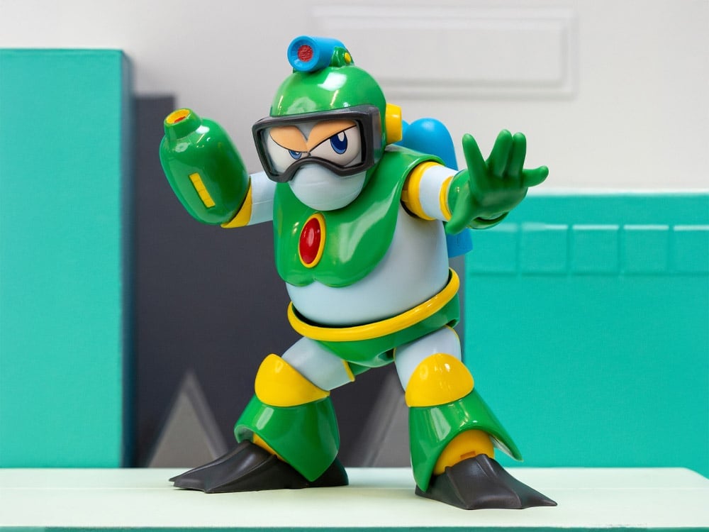 Jada Toys Mega Man Bubble Man Deluxe 1/12 Scale Action Figure - View 2