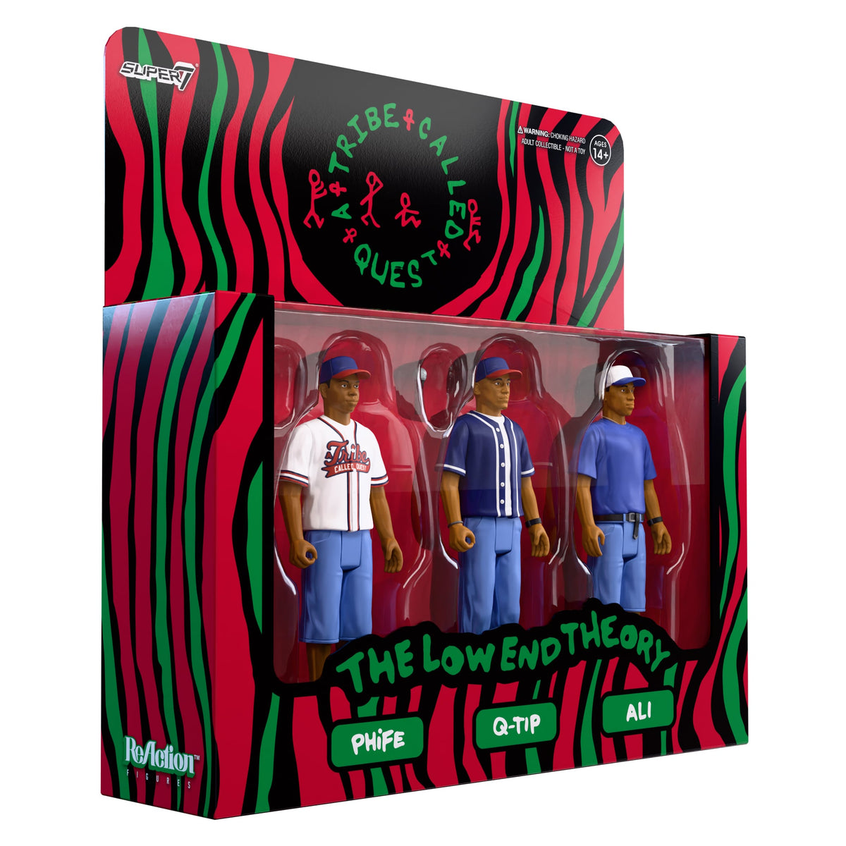 Super7 A Tribe Called Quest ReAction The Low End Theory Action Figure Three-Pack - View 14
