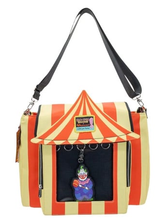Whatever Killer Klowns from Outer Space Tent Pin Trading Crossbody Bag