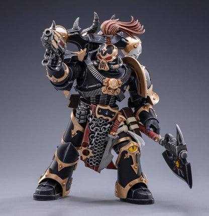 JoyToy Warhammer 40K Black Legion Brother Narghast 1/18 Scale Plastic Figure 5.5-Inch - View 4