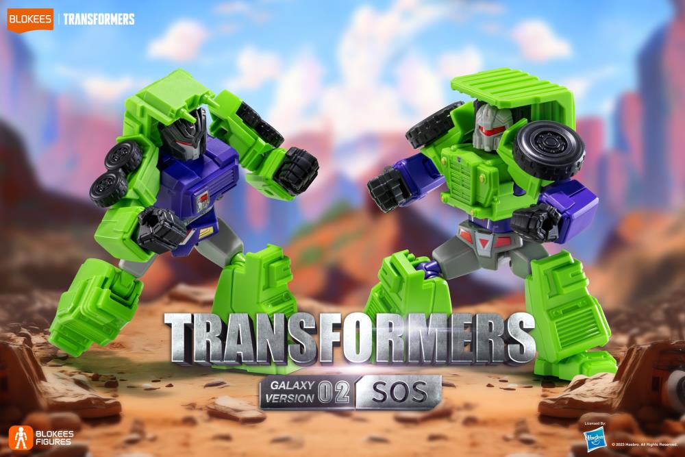 Blokees Transformers G1 Galaxy Version Vol.2 SOS Boxed Set of 9 Model Kits (English Ver.) - View 6