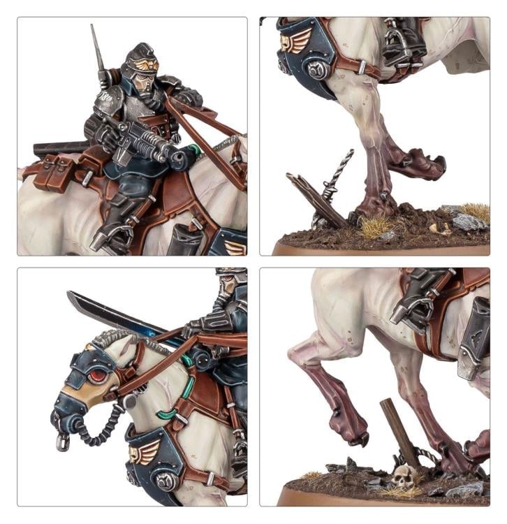 Games Workshop Warhammer 40,000 Astra Militarum Death Riders Citadel Plastic Miniatures Set - View 8