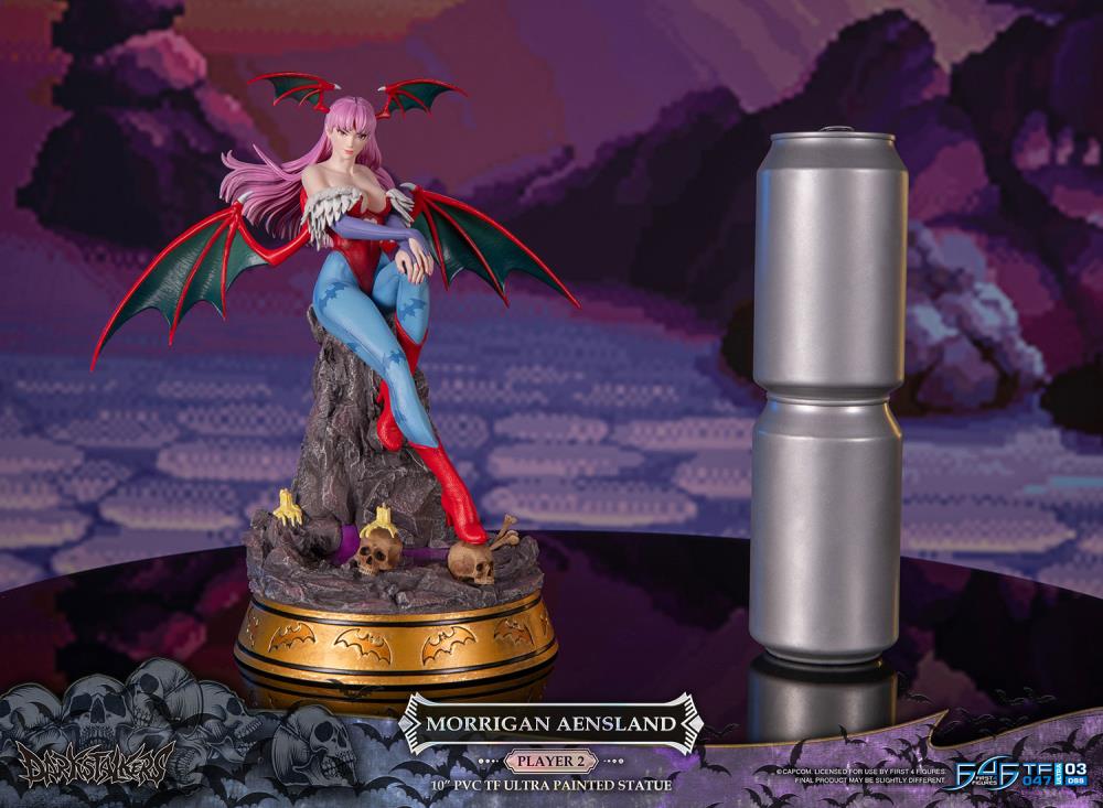First 4 Figures Darkstalkers Morrigan Aensland True Form Ultra (Player 2 Variant) 7.7-Inch PVC Statue - View 5