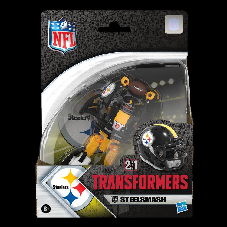 Hasbro Transformers Collaborative NFL x Transformers Pittsburgh Steelers Steelsmash 5.5-Inch Action Figure - View 11