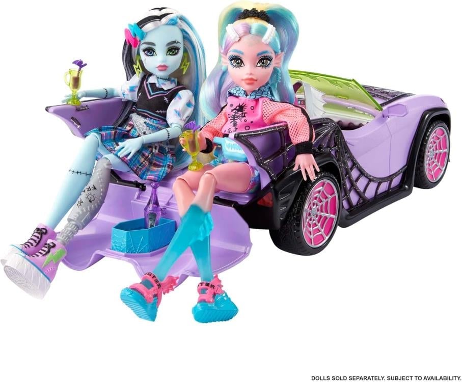 Mattel Monster High Ghoul Mobile Playset, Plastic Vehicle Set - View 7