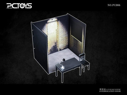 PCToys Interrogation Scene Table & Chair 1/12 Scale Accessory Set (7.87-Inch) - View 7