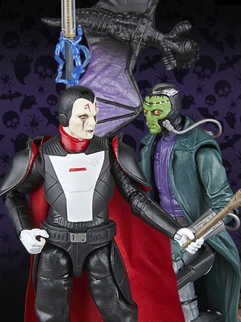Hasbro Star Wars: The Black Series Inquisitor and Duros Bounty Hunter Halloween Edition Two-Pack
