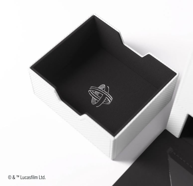 Gamegenic Star Wars: Unlimited Twin Suns White and Black Deck Pod in Hexafyber Material - View 11