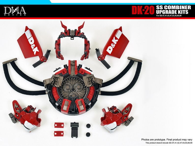 DNA Design DK-20 Upgrade Kit (Reissue) Plastic Model Accessory Set - View 3