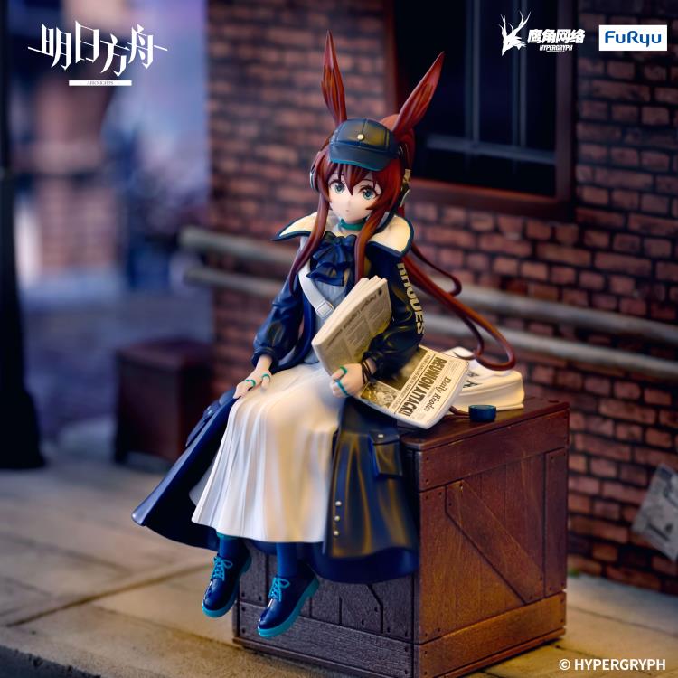 FuRyu Arknights Amiya (Newsgirl Ver.) Noodle Stopper Figure - View 3