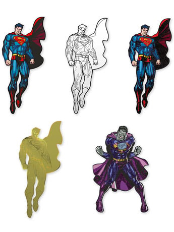 FiGPiN Quest DC Comics Superman Random Limited Edition Pin (3-Inch)