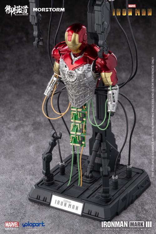 Morstorm Eastern Model Marvel Iron Man Mark III (Deluxe Ver.) 1/9 Scale Model Kit - View 18