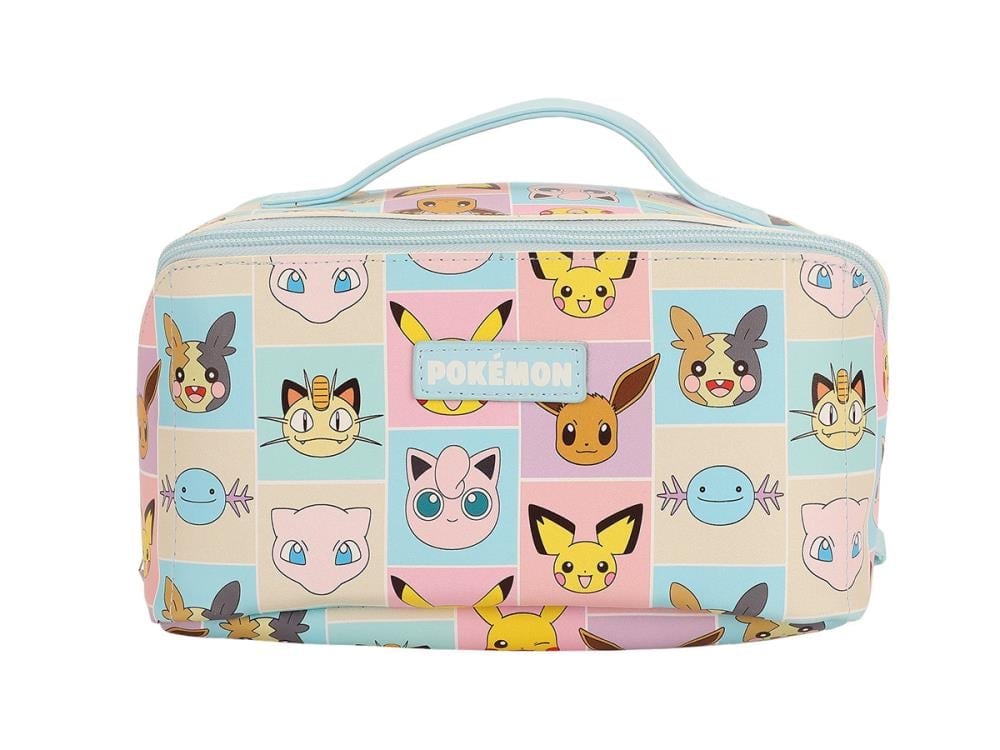 Bioworld Pokemon Cosmetic Bag with Pikachu, Eevee and Mew, 4.5-Inch - View 3