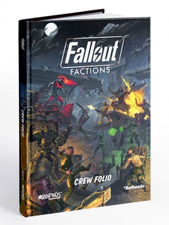 Modiphius Fallout Factions: Crew Folio Game Accessory