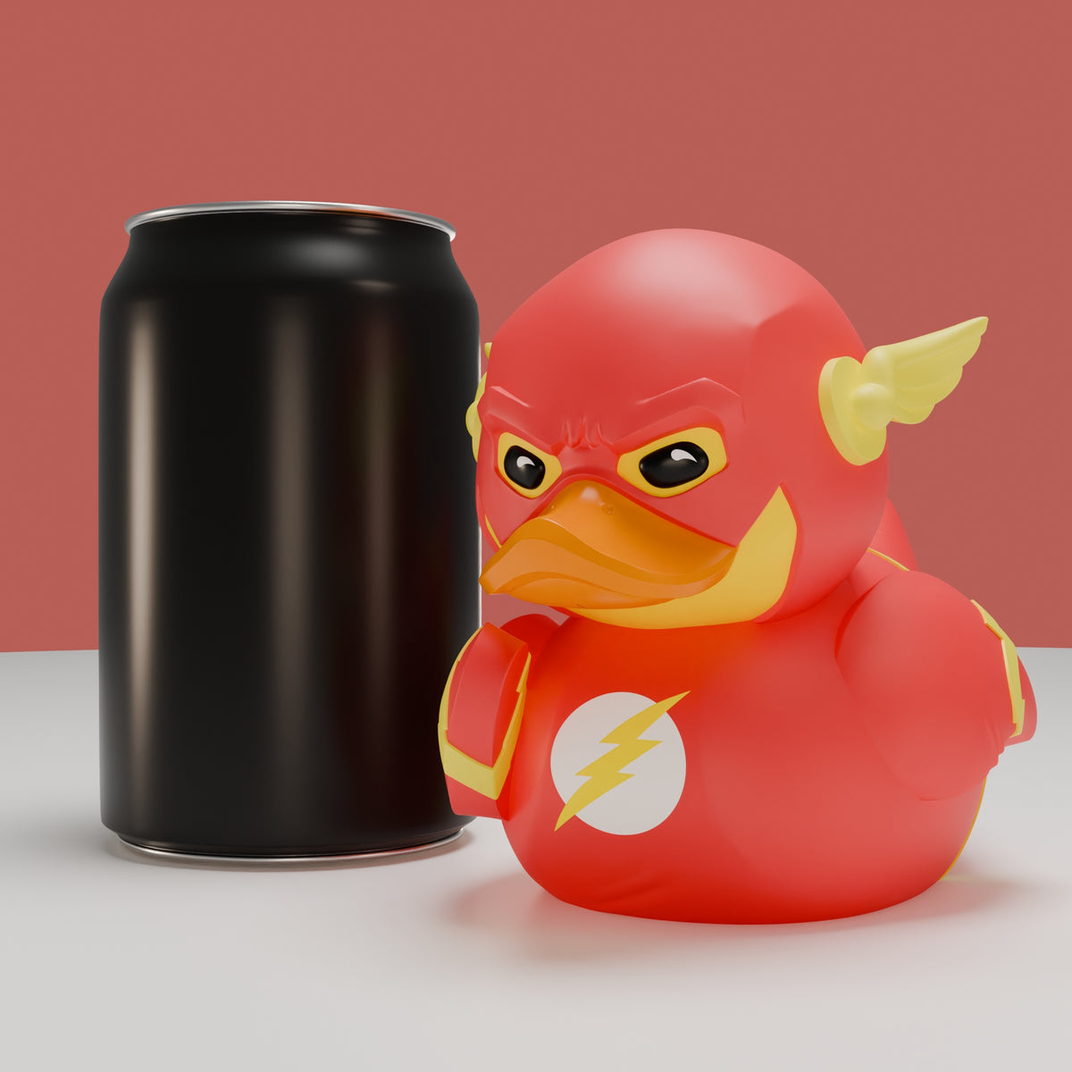 Numskull TUBBZ DC Comics The Flash Cosplaying Duck Figure (Boxed Edition) - View 7