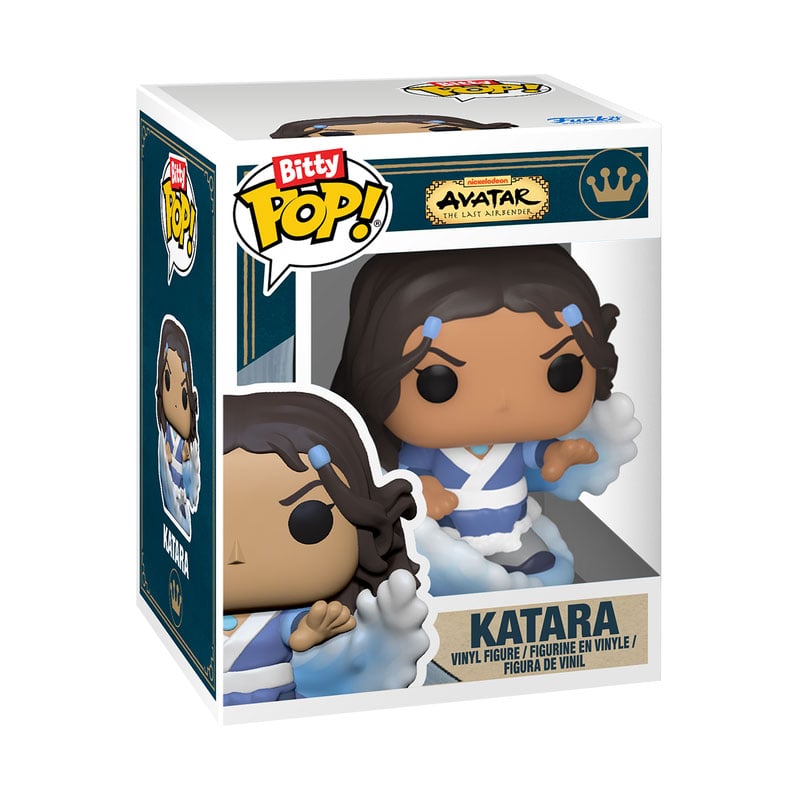 Funko Bitty Pop! Avatar: The Last Airbender Aang and Katara Four Kingdoms Bitty Box Vinyl Figure Set - View 7