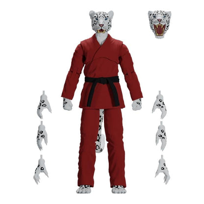 Icon Heroes Zoo Jitsu Fighters Shadow the Snow Leopard Red Gi Action Figure - View 3