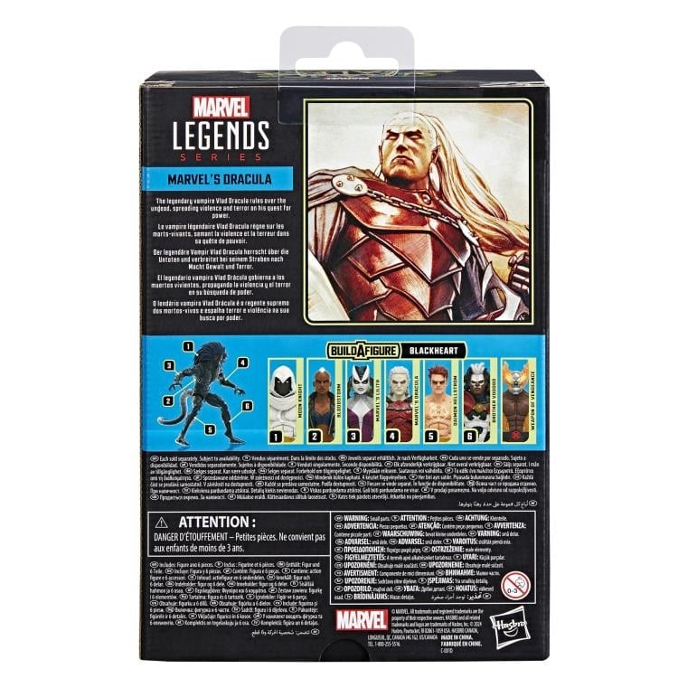 Hasbro Marvel Legends Strange Tales Marvel's Dracula Action Figure (Blackheart BAF) - View 11