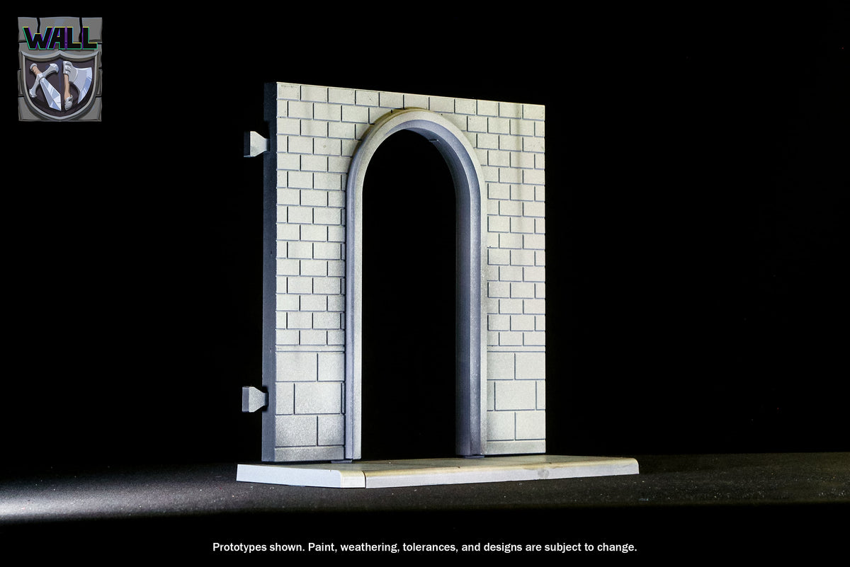 Dio-Bolic Studios Mythic XD Arched Wall 1/12 Scale Diorama Accessory - View 5