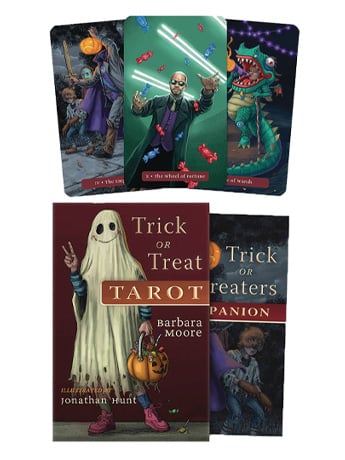 Llewellyn Publications Trick or Treat Tarot Deck and Guidebook Set
